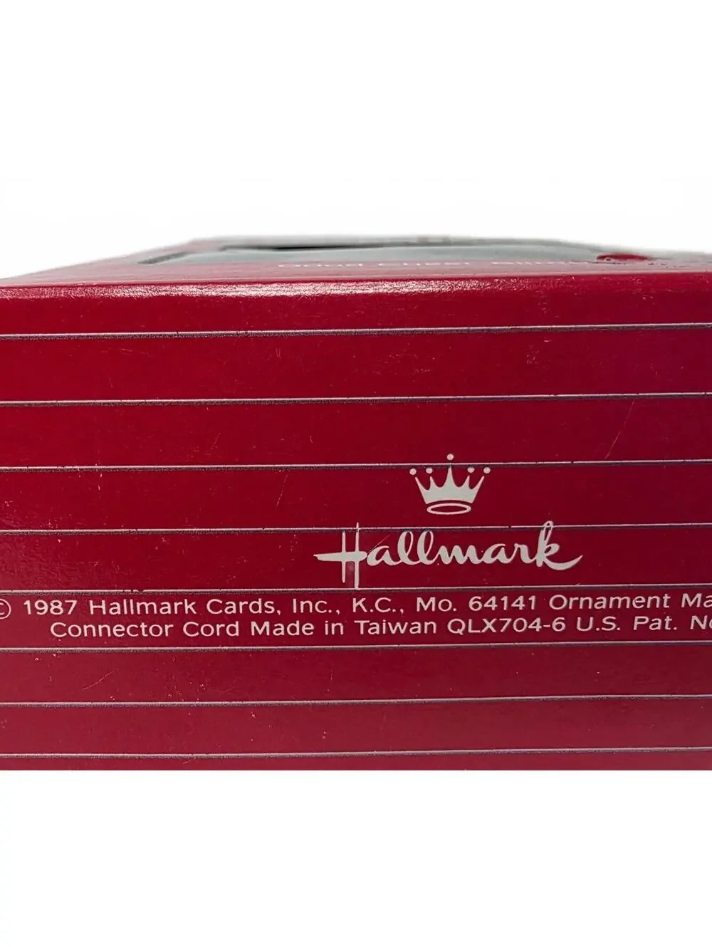 1995 Hallmark Good Cheer Blimp Magic Light Christmas Ornament w Box